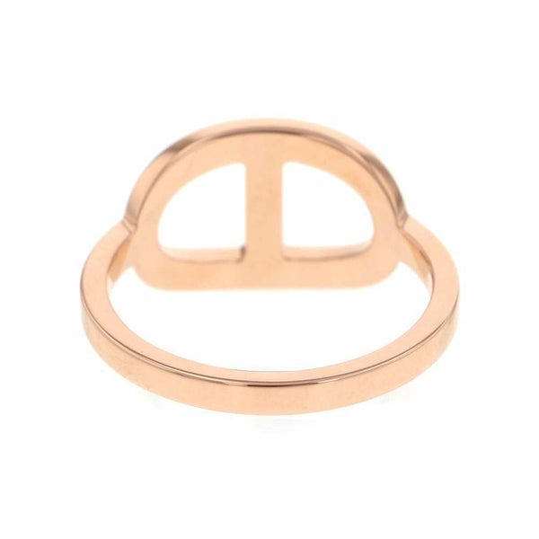 エルメス リング シェーヌ・ダンクル・コントゥールMM ダイヤモンド 33P 計0.21ct K18PGピンクゴールド リングサイズ52