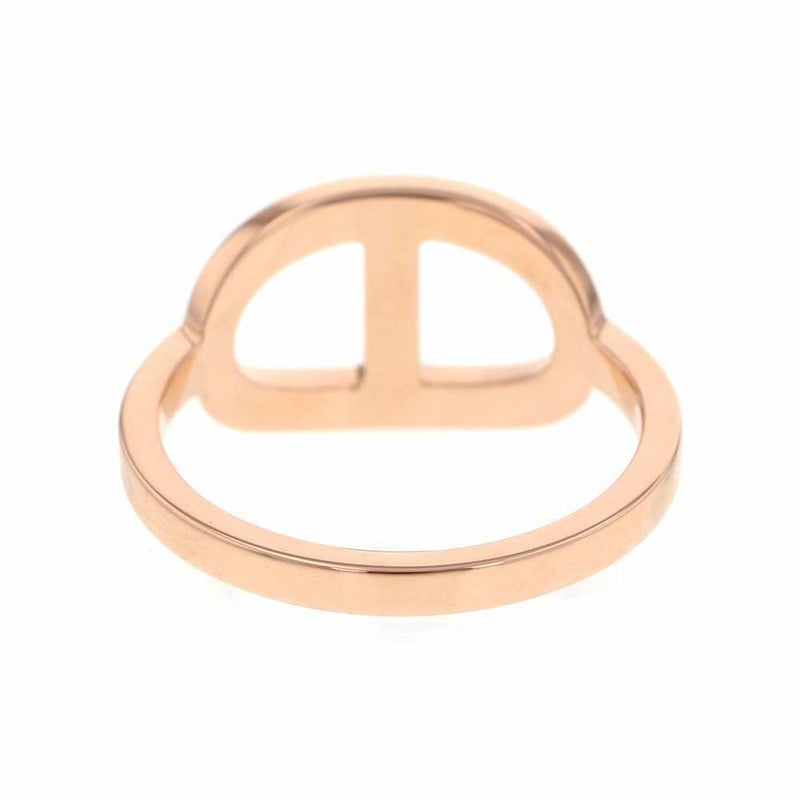 エルメス リング シェーヌ・ダンクル・コントゥールMM ダイヤモンド 33P 計0.21ct K18PGピンクゴールド リングサイズ52