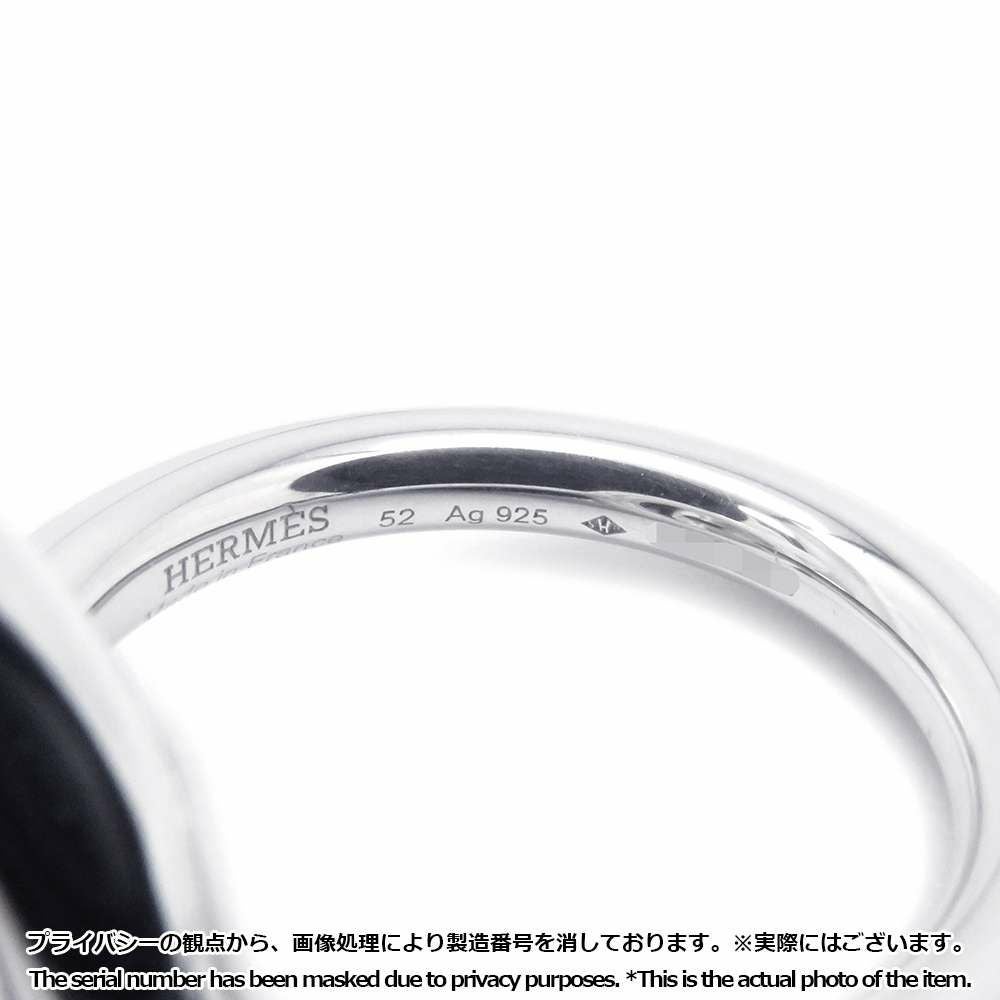エルメス リング エシャペMM SV925シルバー リングサイズ52 HERMES