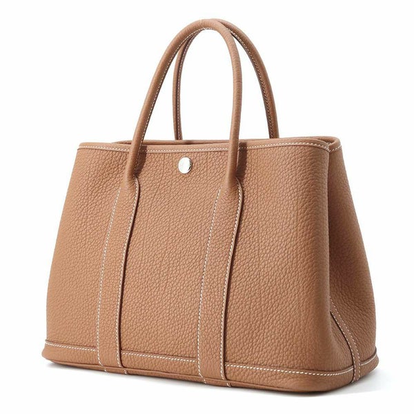 エルメス トートバッグ ガーデンパーティTPM ゴールド/シルバー金具 ネゴンダ B刻印