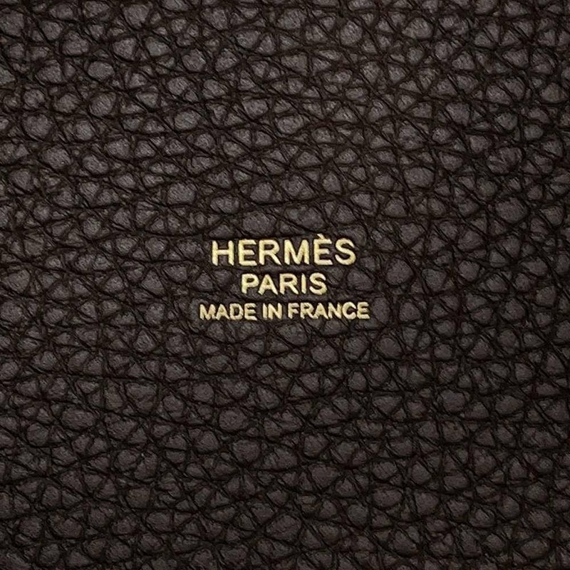 エルメス ハンドバッグ ピコタンロックPM エベンヌ/ゴールド金具 トリヨンクレマンス U刻印