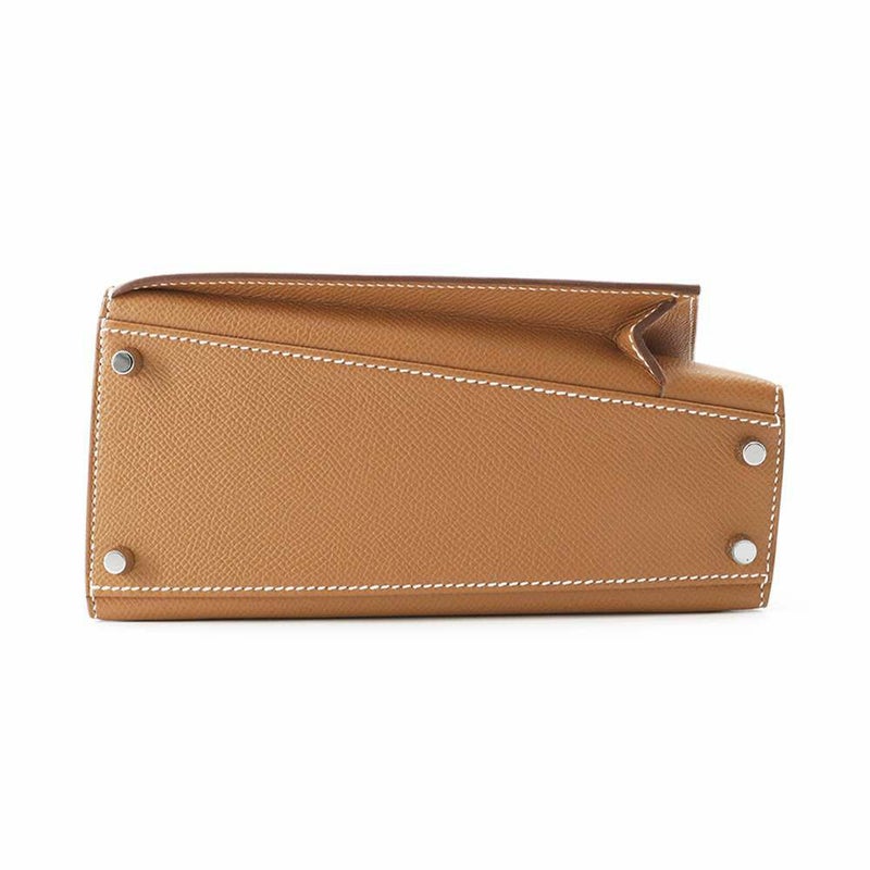 エルメス ショルダー バッグ ケリー20 無秩序 外縫い ゴールド/シルバー金具 エプソン W刻印