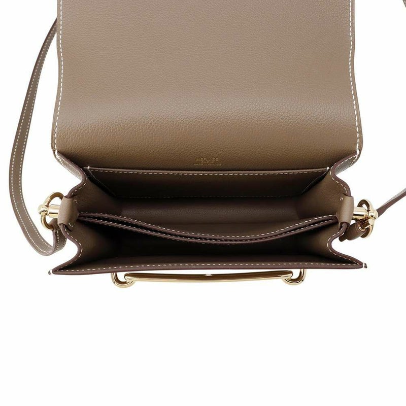 エルメス サック ロウリス ルリ ミニ エトゥープ/シャンパンゴールド金具 スイフト W刻印 HERMES バッグ