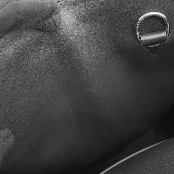 エルメス ボディバッグ ケリー アッカドPM ブラック/シルバー金具 トゴ W刻印 メンズ 黒