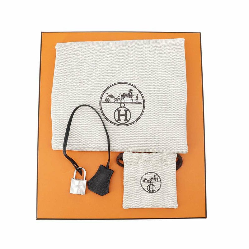 エルメス ボディバッグ ケリー アッカドPM ブラック/シルバー金具 トゴ W刻印 メンズ 黒