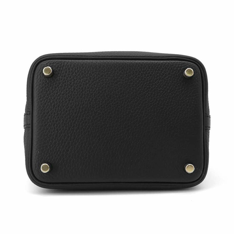エルメス ハンドバッグ ピコタンロックPM ブラック/ゴールド金具 トリヨンクレマンス K刻印 黒