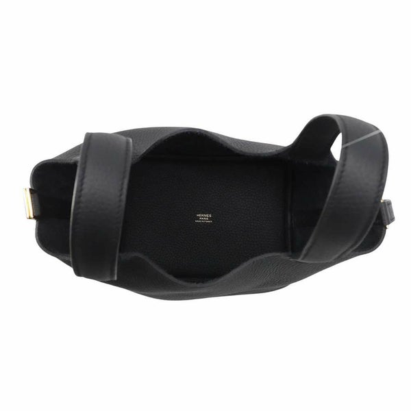 エルメス ハンドバッグ ピコタンロックPM ブラック/ゴールド金具 トリヨンクレマンス K刻印 黒