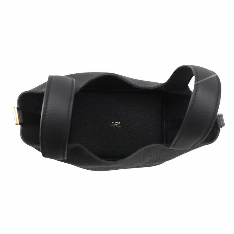 エルメス ハンドバッグ ピコタンロックPM ブラック/ゴールド金具 トリヨンクレマンス K刻印 黒