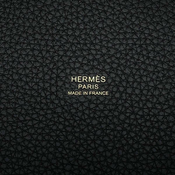 エルメス ハンドバッグ ピコタンロックPM ブラック/ゴールド金具 トリヨンクレマンス K刻印 黒