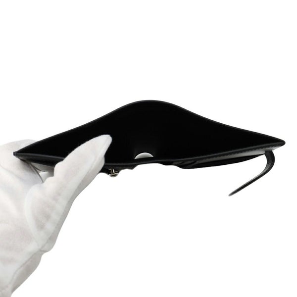 エルメス 二つ折り財布 ベアンコンパクト モノクローム ブラック/ブラック金具 ボックスカーフ W刻印 黒