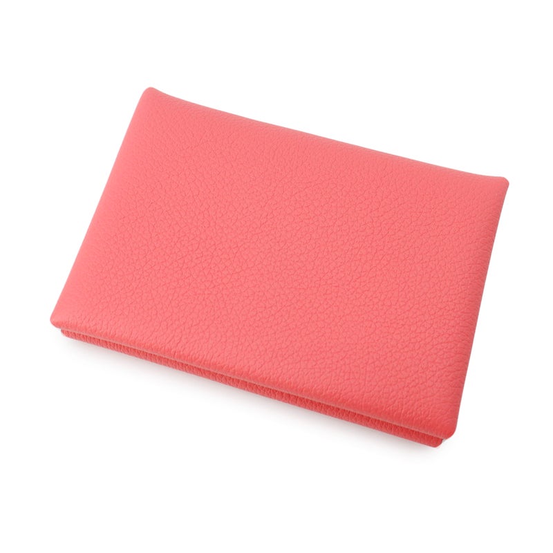 エルメス コインケース カルヴィ デュオ ローズアザレ/シルバー金具 エバーカラー W刻印 財布