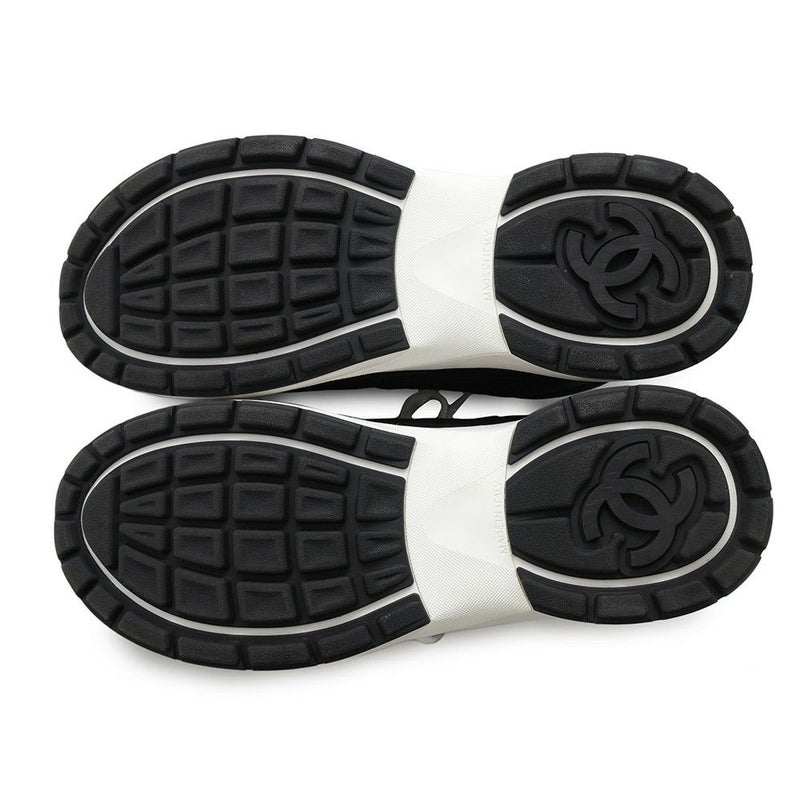 シャネル スニーカー ココマーク スエード メンズサイズ43 G45078 CHANEL 靴 黒