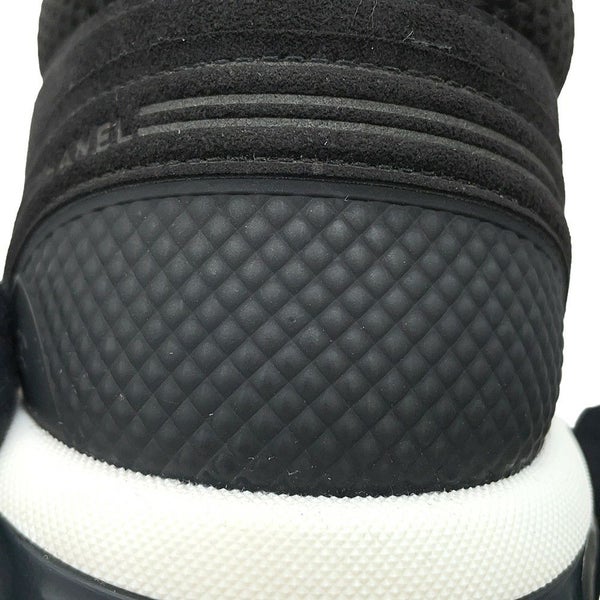 シャネル スニーカー ココマーク スエード メンズサイズ43 G45078 CHANEL 靴 黒