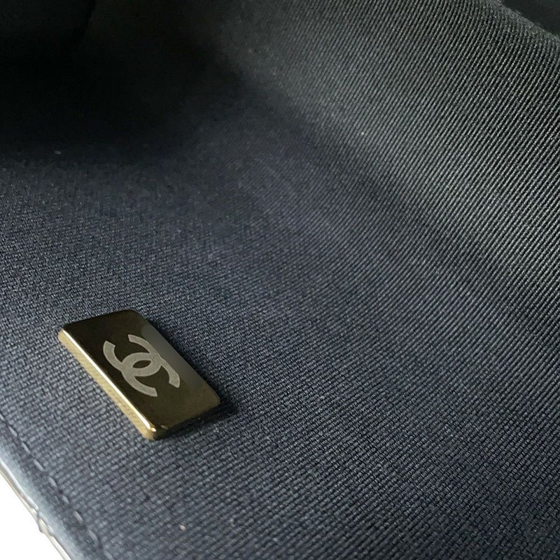 シャネル チェーンショルダーバッグ ココマーク マトラッセ パテント AS4511 CHANEL 黒