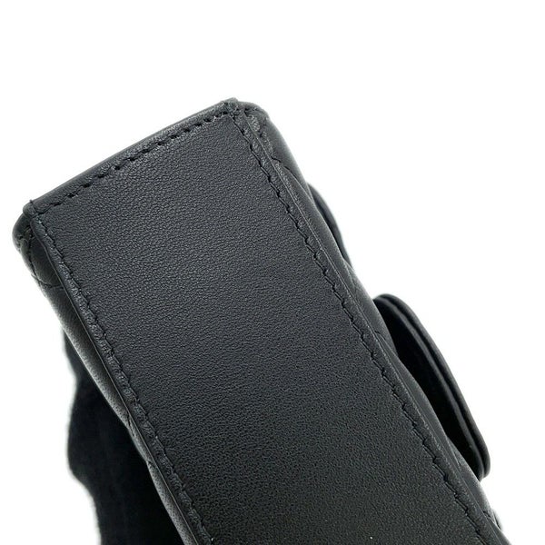 シャネル チェーンショルダーバッグ マトラッセ ココマーク チェーンクラッチ ラムスキン AP2682 CHANEL 黒