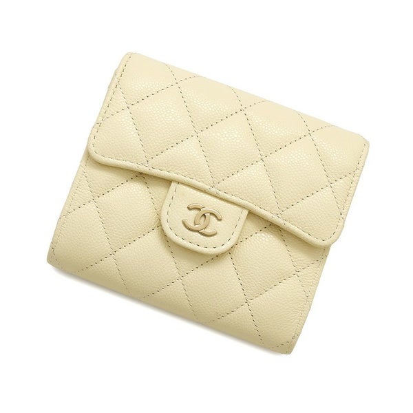 シャネル つ折り財布 クラシック スモール フラップ ウォレット キャビアスキン AP0231 CHANEL 財布