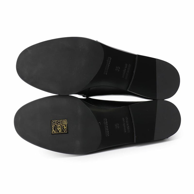 エルメス モカシン オネスト レザー レディースサイズ35 HERMES 靴 黒