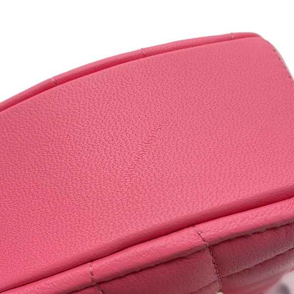 シャネル チェーンショルダーバッグ マトラッセ ココマーク ラムスキン AP2784 CHANEL ポシェット ハート