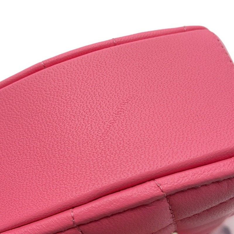 シャネル チェーンショルダーバッグ マトラッセ ココマーク ラムスキン AP2784 CHANEL ポシェット ハート