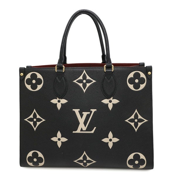 ルイヴィトン トートバッグ モノグラム・アンプラント オンザゴーMM M45495 2way ショルダーバッグ ブラック 黒