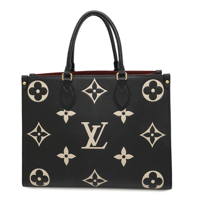 ルイヴィトン トートバッグ モノグラム・アンプラント オンザゴーMM M45495 2way ショルダーバッグ ブラック 黒