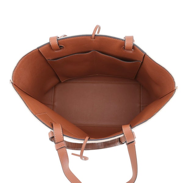 ロエベ トートバッグ アナグラム スモール キャンバス/レザー  A717S72X06 LOEWE 2wayショルダーバッグ