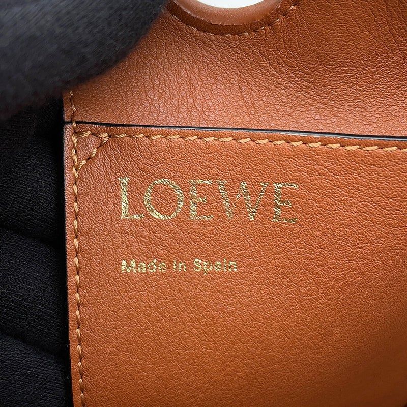 ロエベ トートバッグ アナグラム スモール キャンバス/レザー  A717S72X06 LOEWE 2wayショルダーバッグ