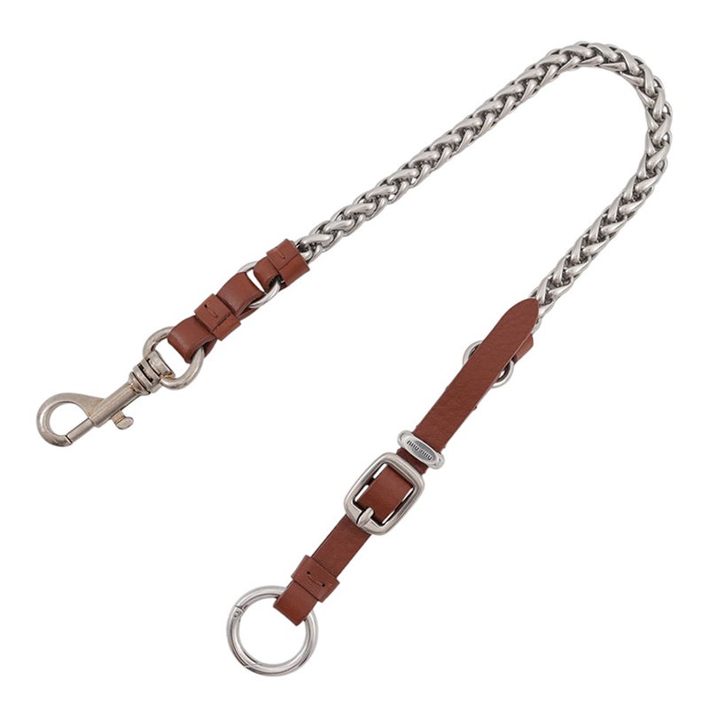 ミュウミュウ キーリングトリック レザー メタル 5TL632 Miu Miu チャーム