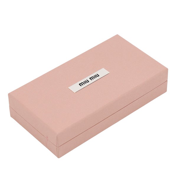 ミュウミュウ キーリングトリック レザー メタル 5TL632 Miu Miu チャーム