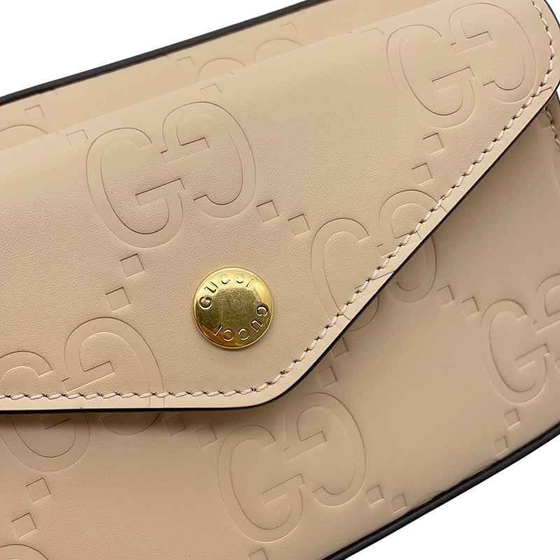 グッチ チェーンショルダーバッグ GGスーパーミニ レザー 781554 GUCCI アウトレット品