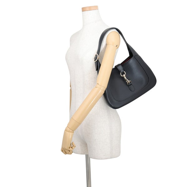 グッチ ショルダーバッグ ジャッキー スモール レザー 782849 GUCCI 2way 黒
