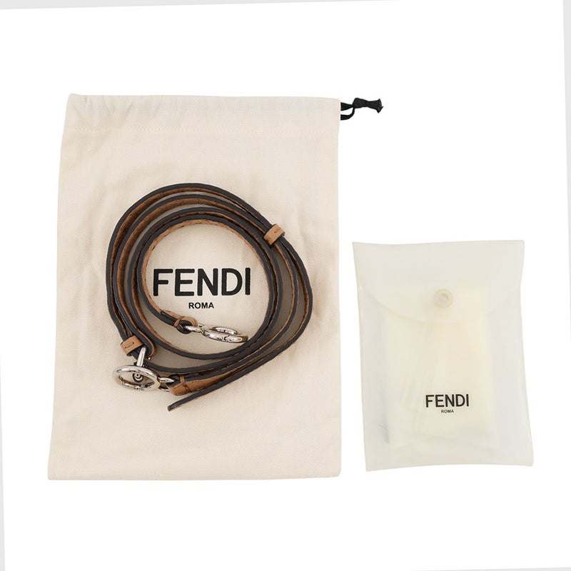 フェンディ ハンドバッグ ミニ ピーカブー セレリア レザー/パイソン 8BN244 FENDI 2way