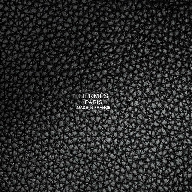 エルメス ハンドバッグ ピコタンロックPM ブラック/シルバー金具 トリヨンクレマンス B刻印 黒