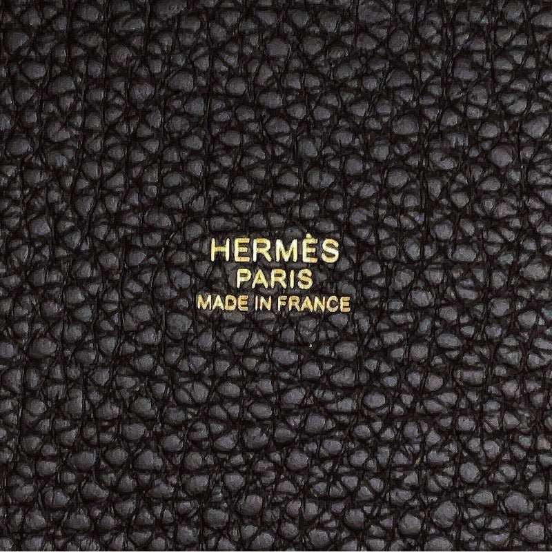 エルメス ハンドバッグ ピコタンロックPM べブラン/ゴールド金具 トリヨンクレマンス G刻印 HERMES