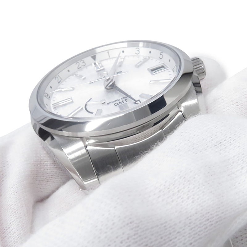 セイコー グランドセイコー ヘリテージコレクション スプリングドライブ GMT SBGE279 SEIKO 腕時計 シルバー文字盤