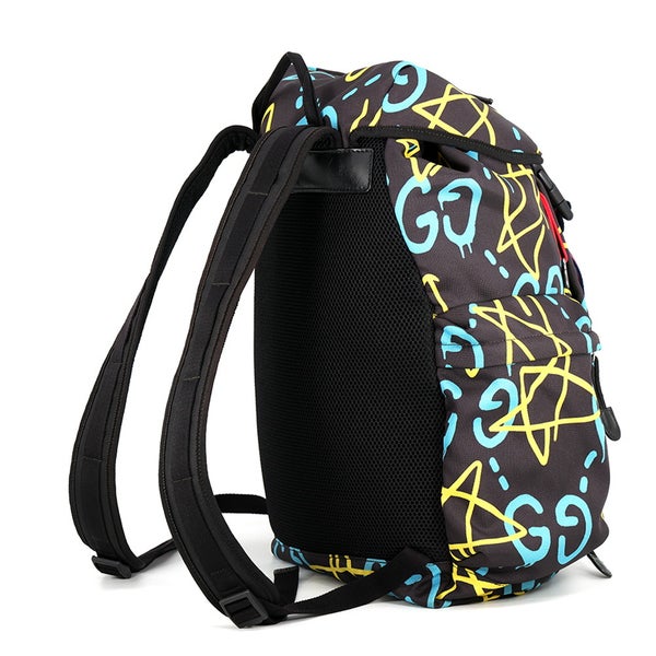 グッチ リュックサック ゴースト バックパック ナイロン/キャンバス 429037 GUCCI バッグ リュック 黒