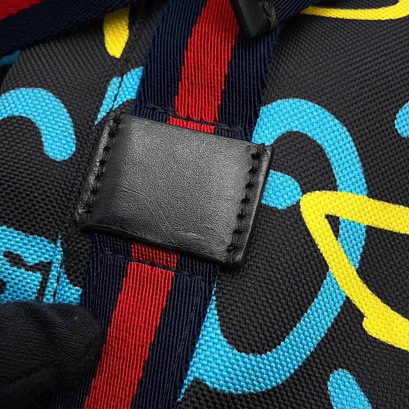 グッチ リュックサック ゴースト バックパック ナイロン/キャンバス 429037 GUCCI バッグ リュック 黒