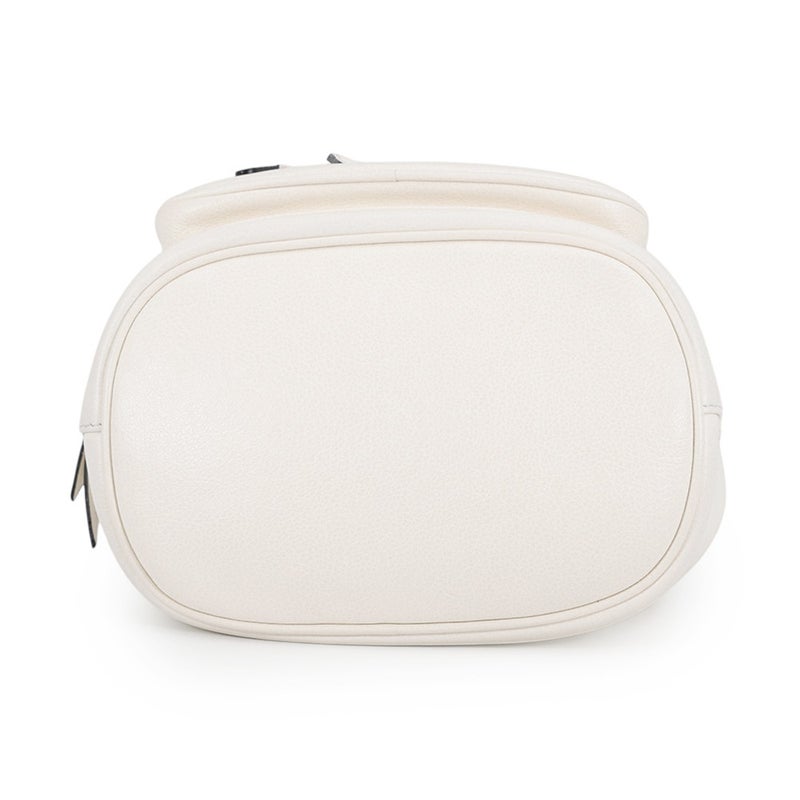 プラダ ハンドバッグ デュエット トライアングルロゴ 巾着 レザー 1BH038 PRADA 2wayショルダーバッグ 白