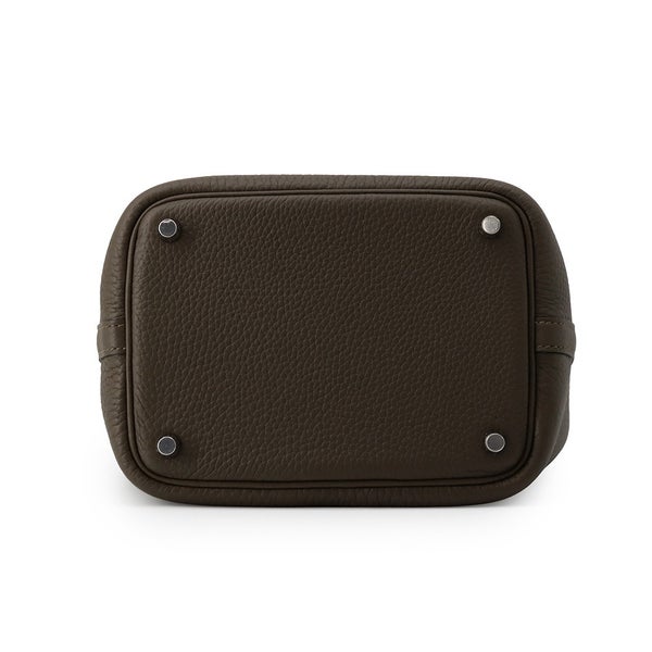 エルメス ハンドバッグ ピコタンロックPM ヴェールロデン/シルバー金具 トリヨンクレマンス G刻印 HERMES