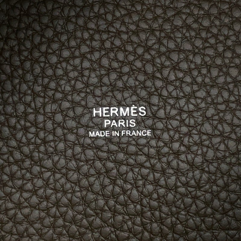 エルメス ハンドバッグ ピコタンロックPM ヴェールロデン/シルバー金具 トリヨンクレマンス G刻印 HERMES