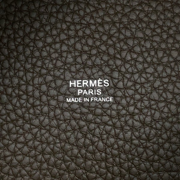 エルメス ハンドバッグ ピコタンロックPM ヴェールロデン/シルバー金具 トリヨンクレマンス G刻印 HERMES