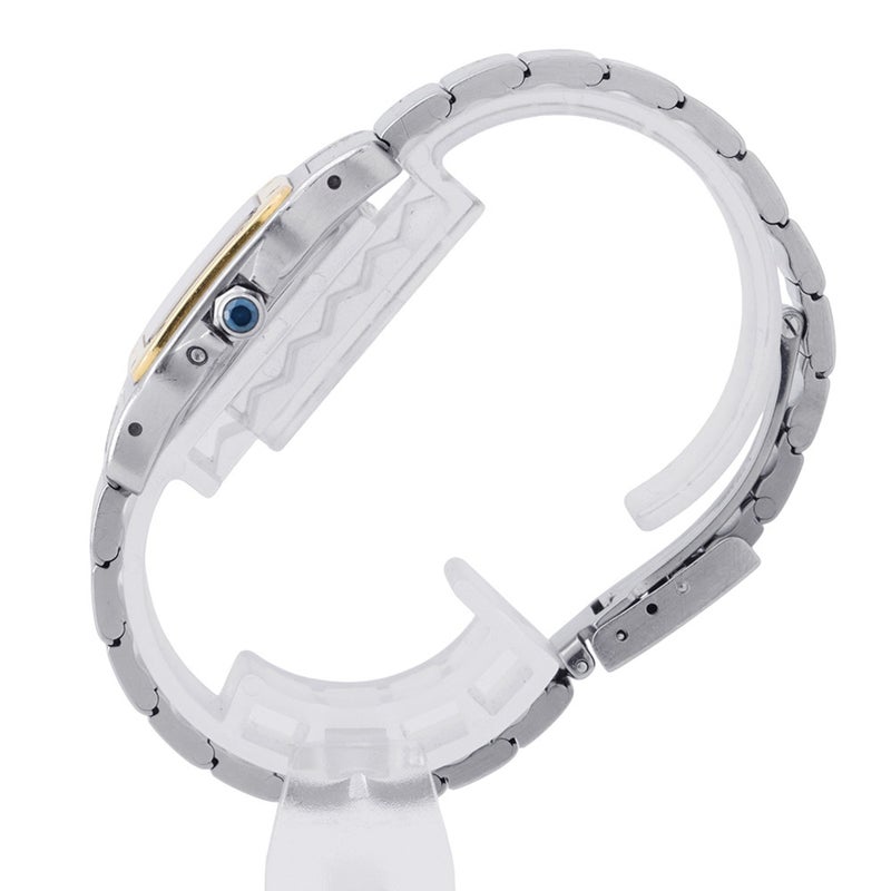 カルティエ サントス ガルベ ムーンフェイズ SM W20008C4 Cartier 腕時計 アイボリー文字盤