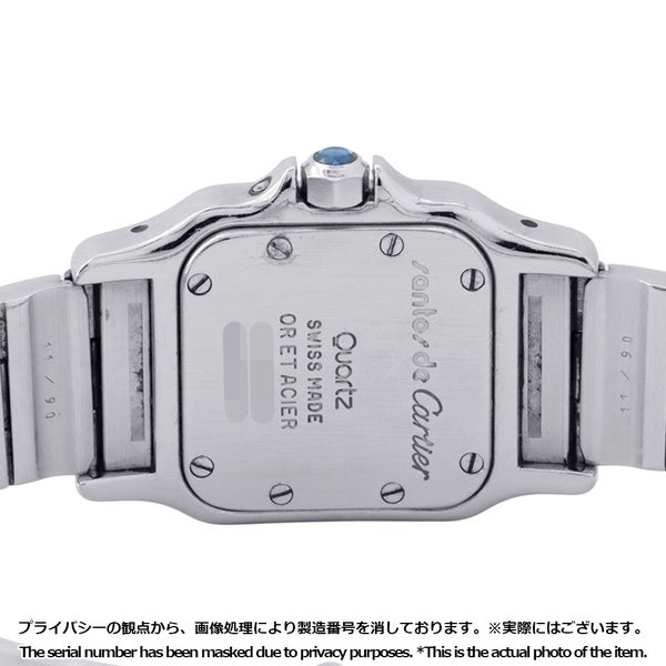 カルティエ サントス ガルベ ムーンフェイズ SM W20008C4 Cartier 腕時計 アイボリー文字盤