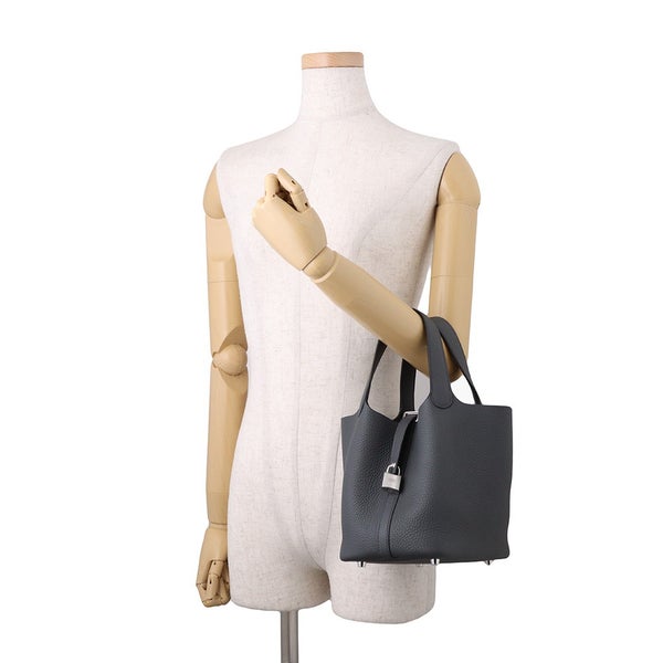 エルメス ハンドバッグ ピコタンロックPM グリミスティ/シルバー金具 トリヨンクレマンス G刻印 HERMES