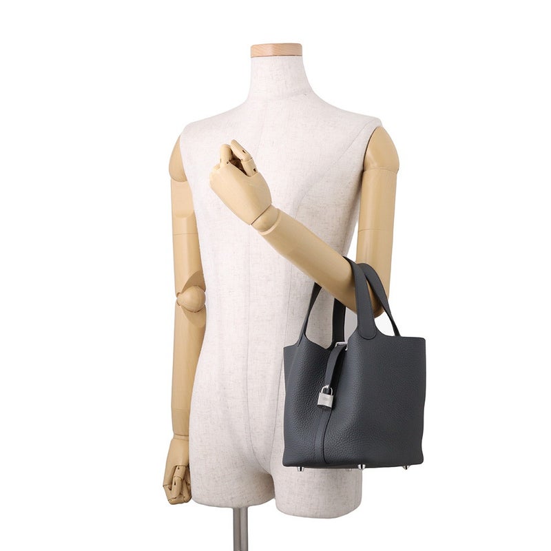 エルメス ハンドバッグ ピコタンロックPM グリミスティ/シルバー金具 トリヨンクレマンス G刻印 HERMES