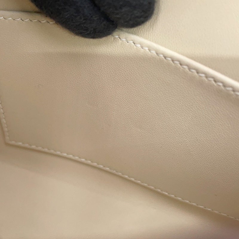 エルメス ハンドバッグ ミニケリー2 外縫い クレ/グリメイヤー/シャンパンゴールド金具 エプソン W刻印 HERMES 2wayバッグ SPO