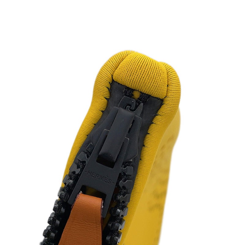 エルメス ポーチ ネオバン・プルプ・フィクションPM オクトパス バナナ/ブラック金具 HERMES 小物入れ