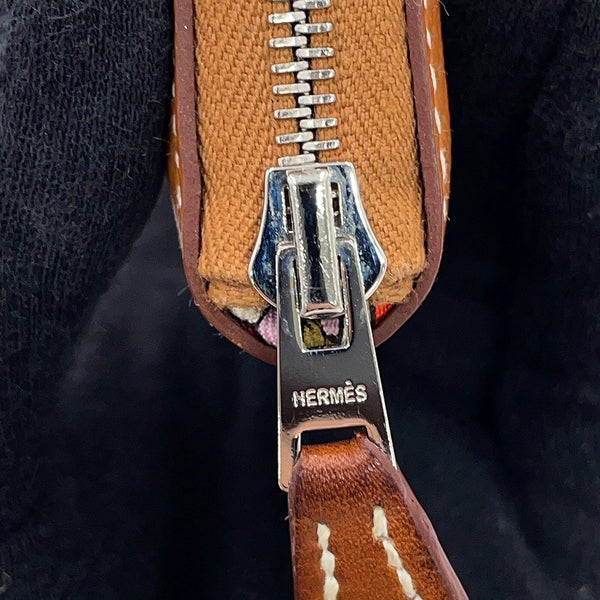 エルメス コインケース アザップコンパクト シルクイン ゴールド/シルバー金具 エプソン Z刻印 HERMES