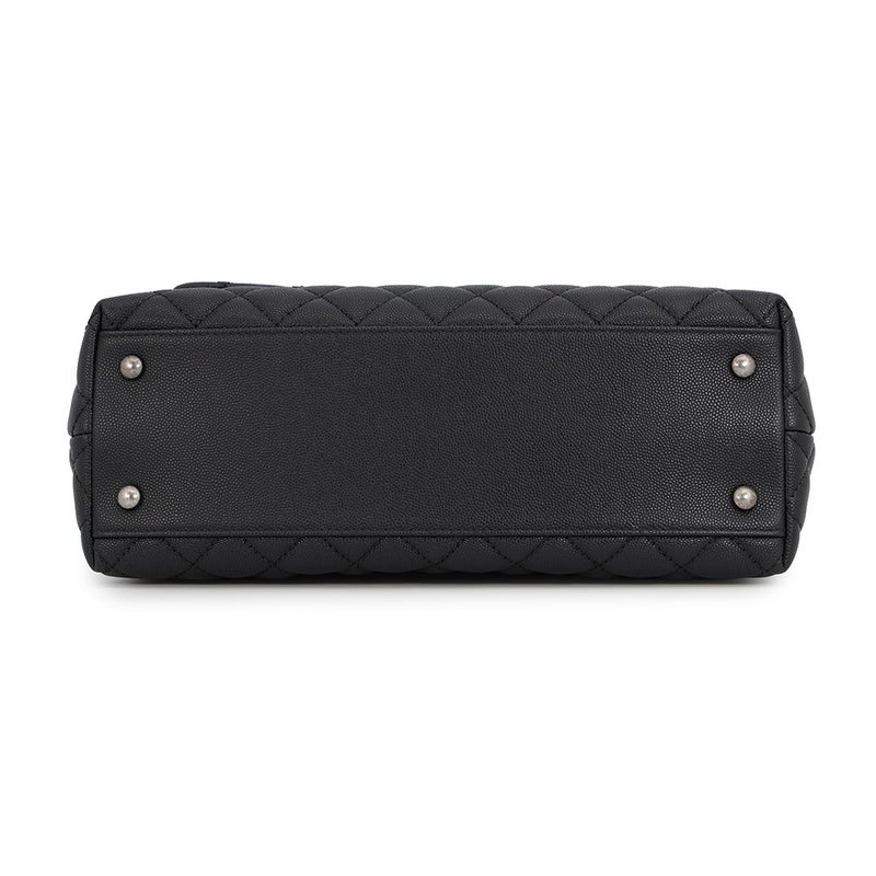 シャネル ハンドバッグ マトラッセ ココマーク ココハンドル フラップ キャビアスキン A92991 CHANEL ２wayショルダー 黒