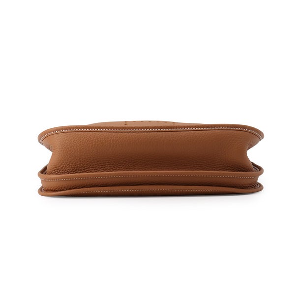 エルメス ショルダーバッグ エブリン3 PM ゴールド/シルバー金具 トリヨンクレマンス G刻印 HERMES Evelyne